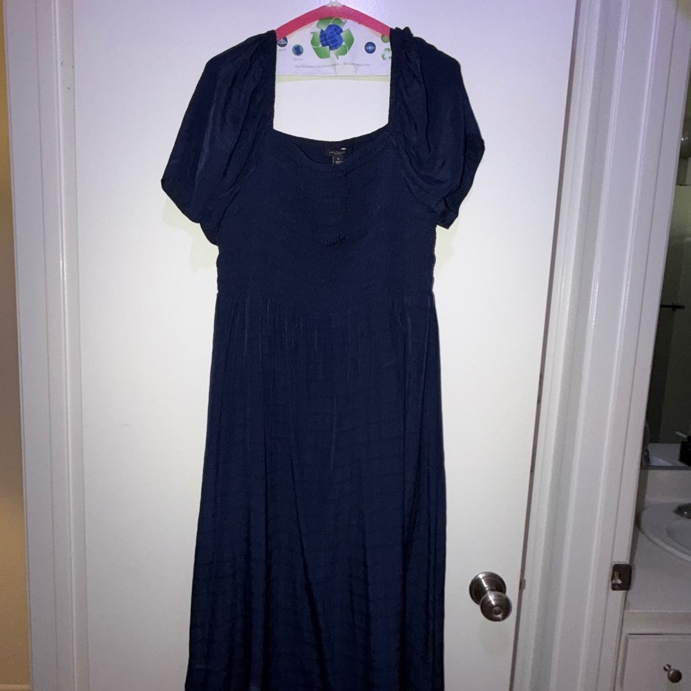 Women’s navy midi dress